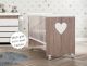 Naturholz-farbenes Beistellbett & Babybett Cuore Cool