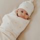 Bambus Babydecke mit Print