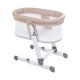 Babywiege MiniPi mit Stoffkorb-Beige